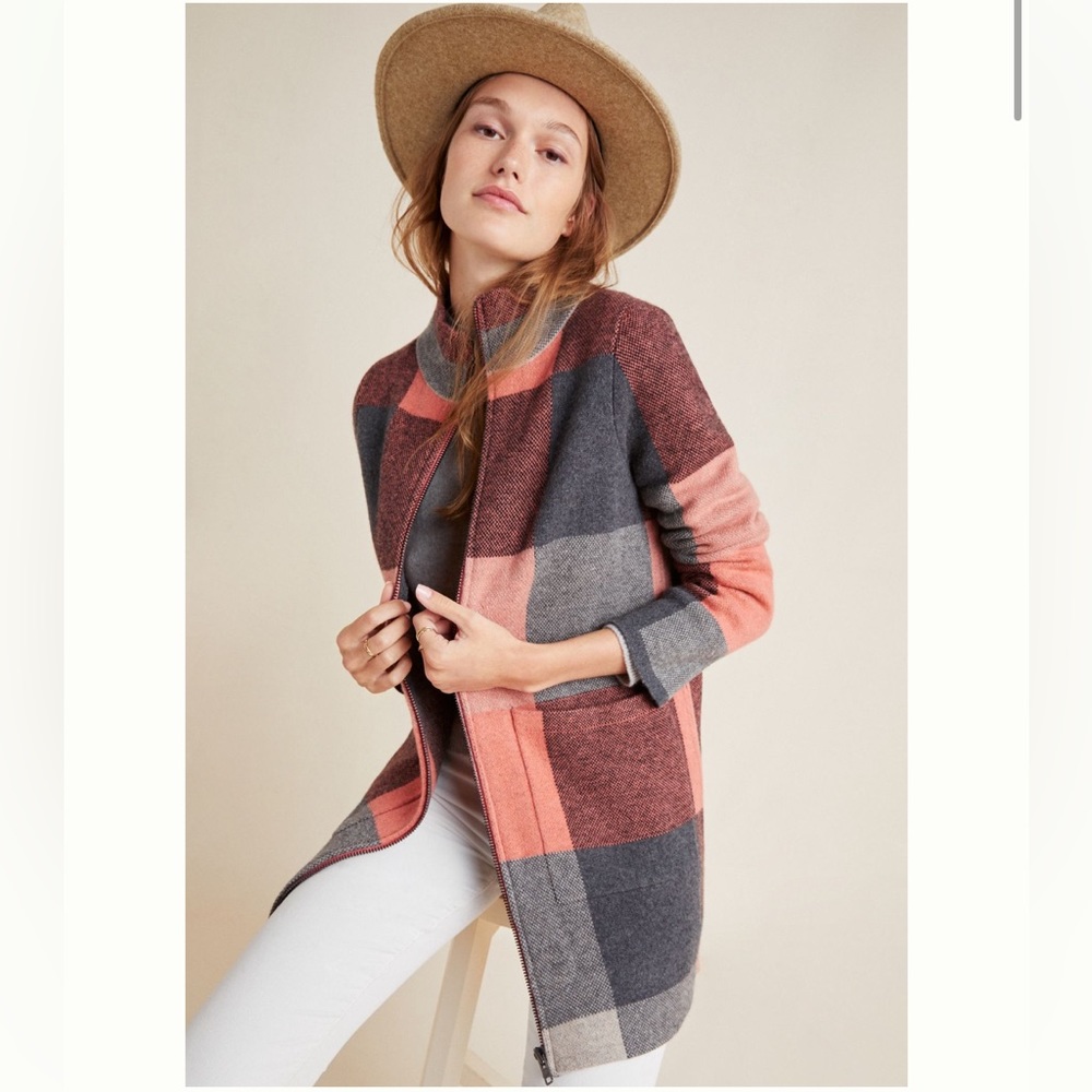 Anthropologie wool sweater coat!